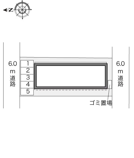 ★手数料０円★鎌ケ谷市新鎌ケ谷４丁目　月極駐車場（LP）